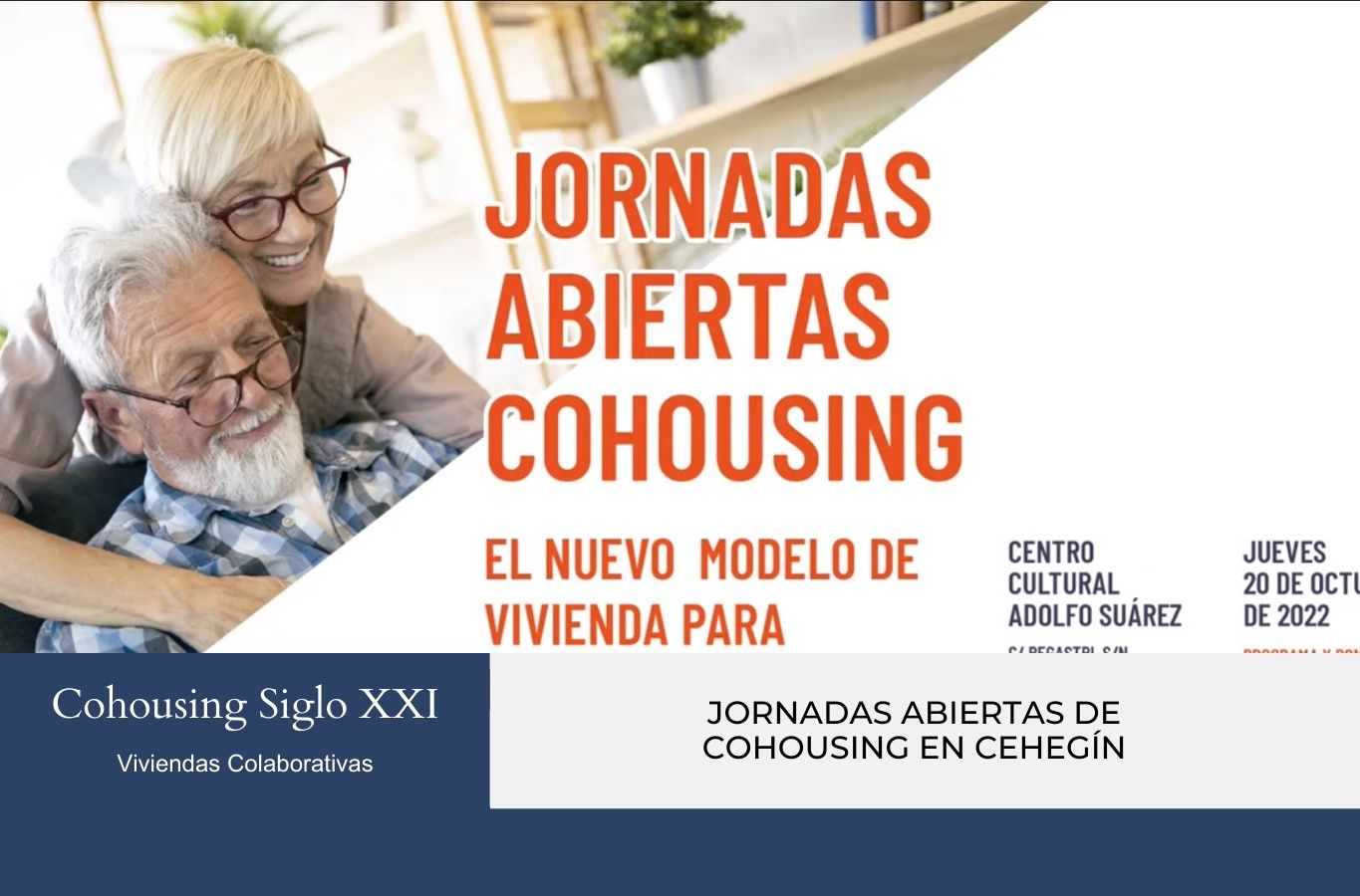 Cohousing Siglo XXI - Jornadas Abiertas Cohousing en Cehegín